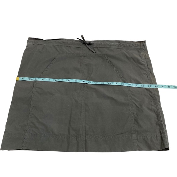 Route 66 Green Adjustable Tie Waist Skirt With Kangaroo Pocket, Size 12 - Picture 5 of 9
